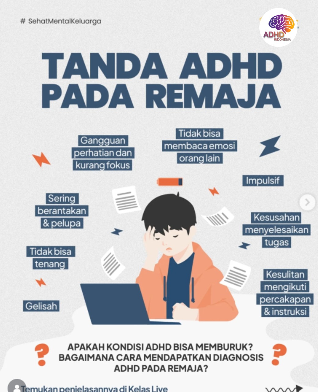 Screening ADHD Non-Diagnostik: Edukasi Awal bagi Orang Tua di Kabupaten Manokwari