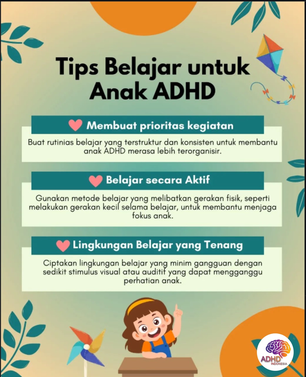Strategi Belajar yang Cocok untuk Anak ADHD di Kabupaten Manokwari